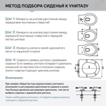 Сиденье д/унитаза WAVE В-4дмл (W-V-4dml) дюр тон/лифт/съем БЕЛЫЙ (S20,Shift,Integra Square) 16