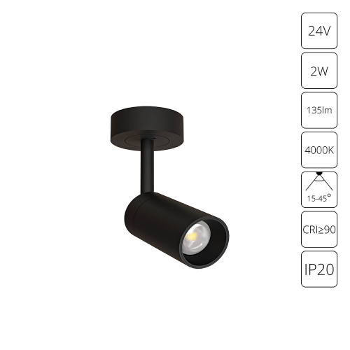Светодиодная подсветка для витрин и полок Arte Lamp PRESTO A6191PL-1BK
