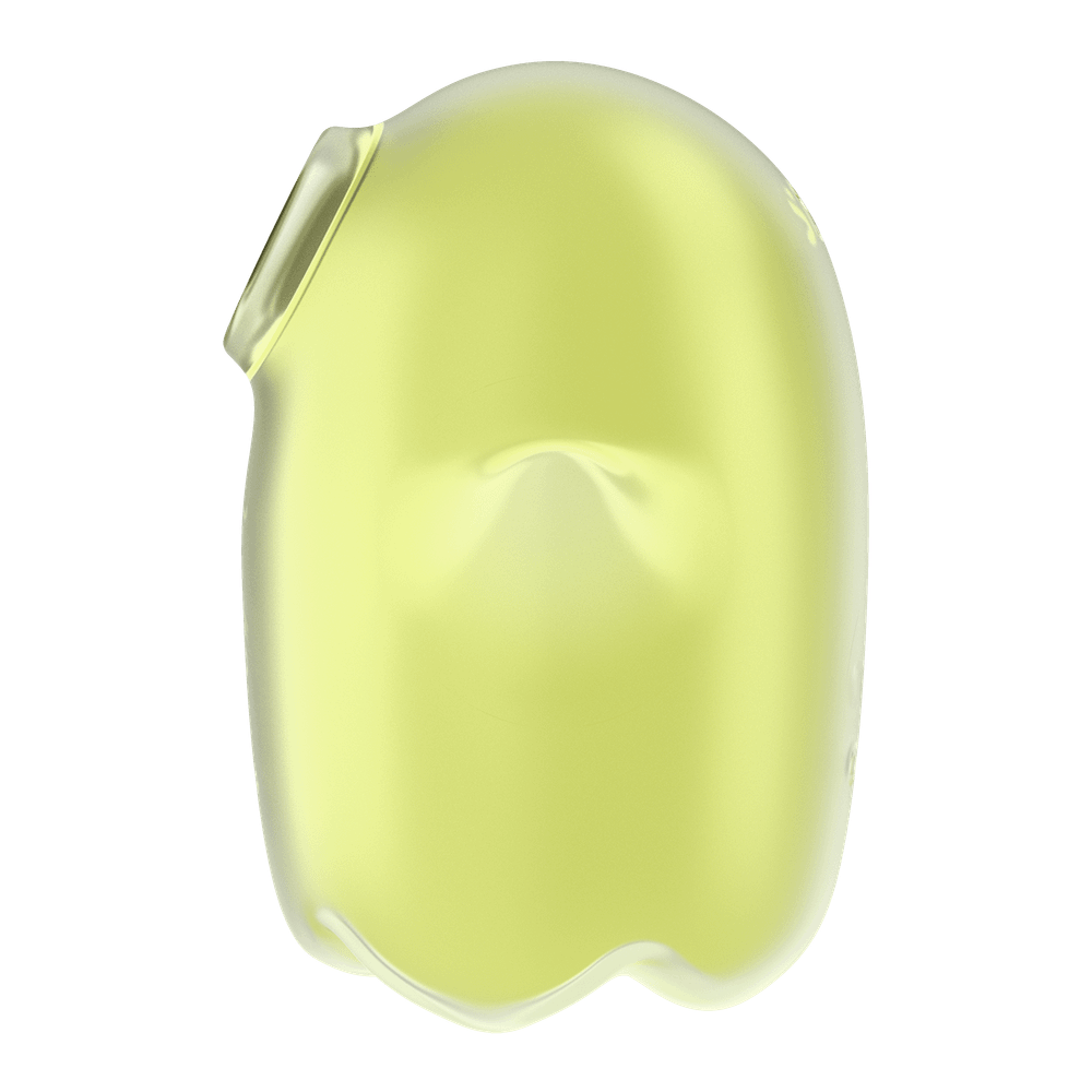 Светящийся вакуумный стимулятор Satisfyer Glowing Ghost, желтый