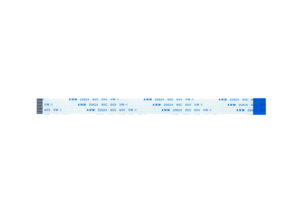 Шлейф 10 pin, 40 см, шаг 1 мм FFC, обратный Б