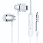 Гарнитура Borofone M57, вакуумные, разъем Jack, кабель 1.2 м Silver