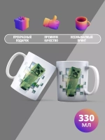 Кружка с принтом "Майнкрафт (Minecraft)"
