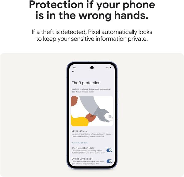 Смартфон Google Pixel 9a 8/128 ГБ Бежевый | Porcelain (USA, Global)