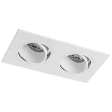 Рамка двойная (светильник) PVC для LED-модулей 941хх и LED-ламп 012626 белый 2Х Quad Singo Lightstar