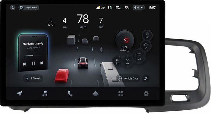 Магнитола для Volvo S60 2 Y20 2010-2018 - Teyes CC4-PRO монитор 13" 2K QLED на Android 13, Быстрейшая, Snapdragon 778G, ИИ, CarPlay, DSP, 4G SIM-слот