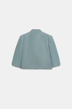 УКОРОЧЕННЫЙ ЛЬНЯНОЙ БЛЕЙЗЕР — ZW COLLECTION — ZARA
