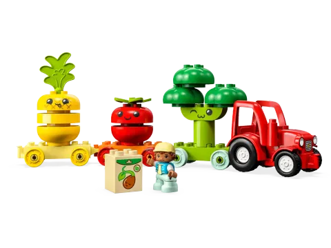 Конструктор LEGO Duplo 10982 Трактор для перевозки овощей и фруктов