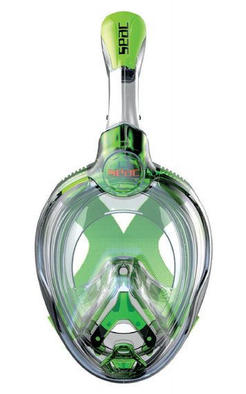Маска полнолицевая детская Seac Sub Magica junior Green/Lime
