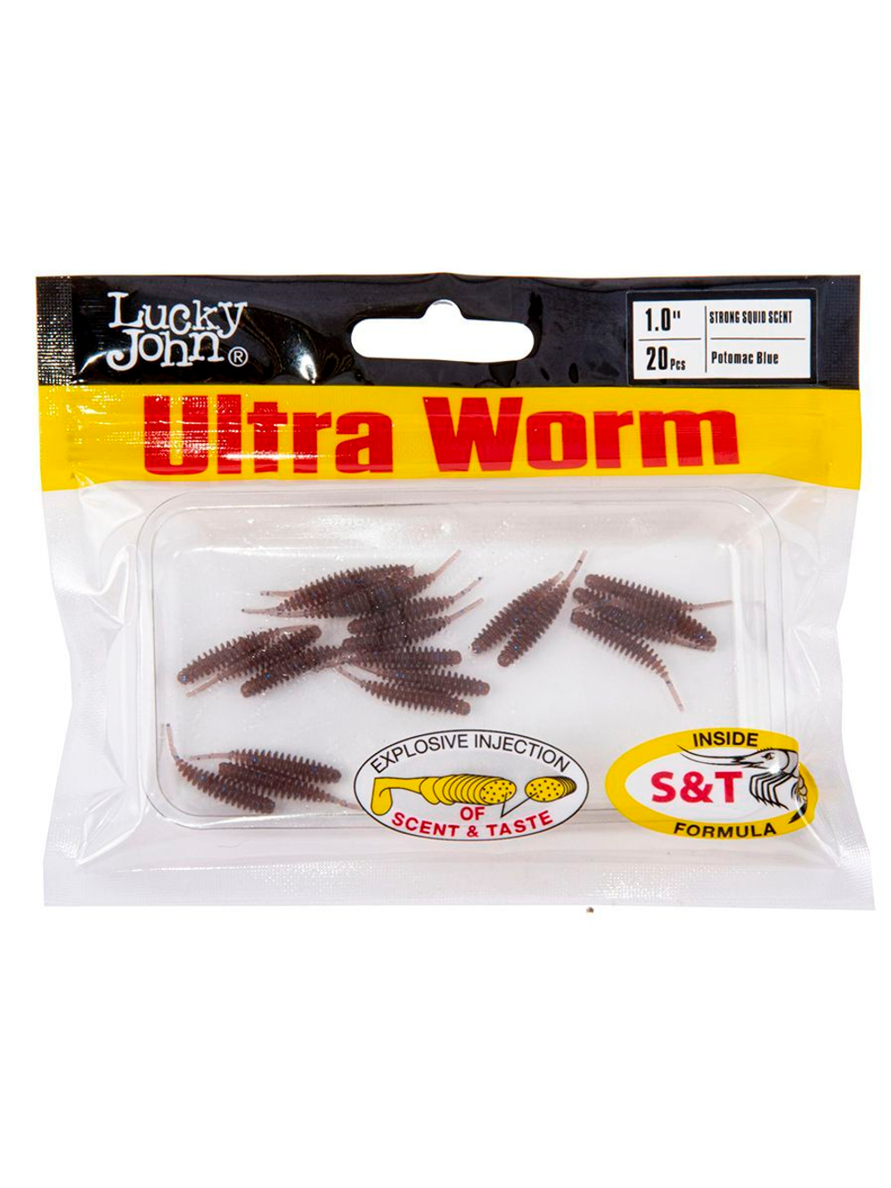 Слаги съедобные искусственные LJ Pro Series ULTRAWORM 1,0in (02.54)/S21 20 шт. в упак.