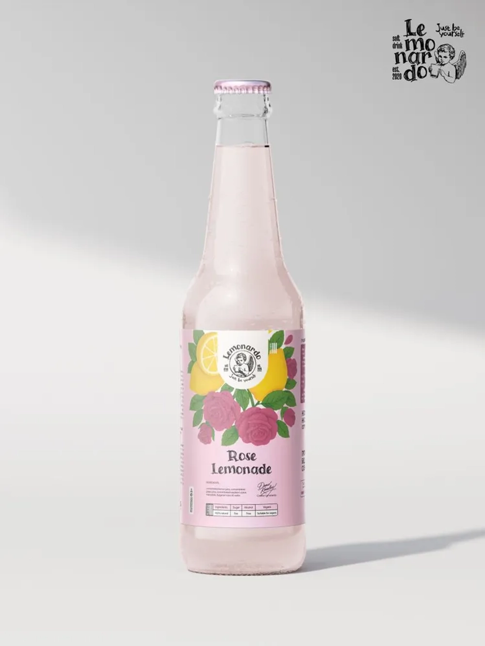 Лимонад из розы "Lemonardo", 330 мл