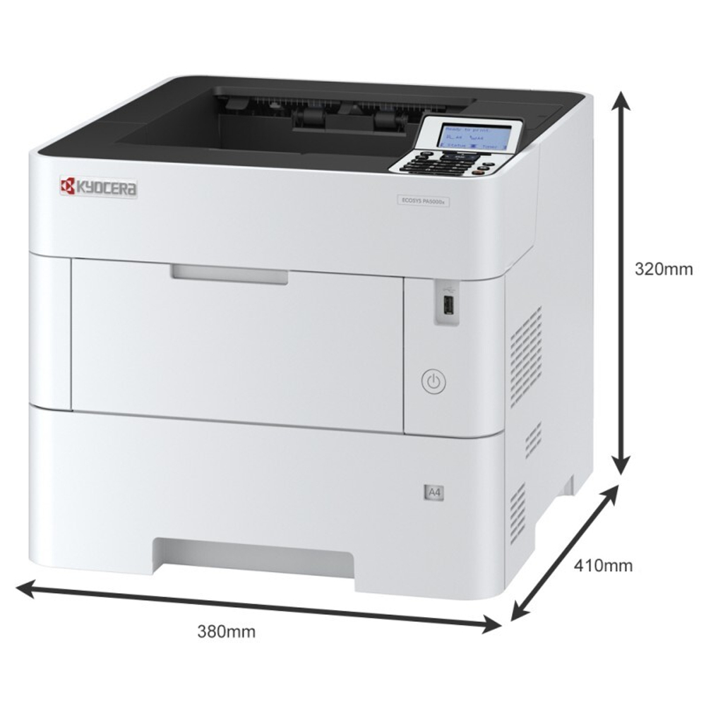 Принтер Kyocera ECOSYS PA5000x, A4, 50 стр./мин, Ethernet