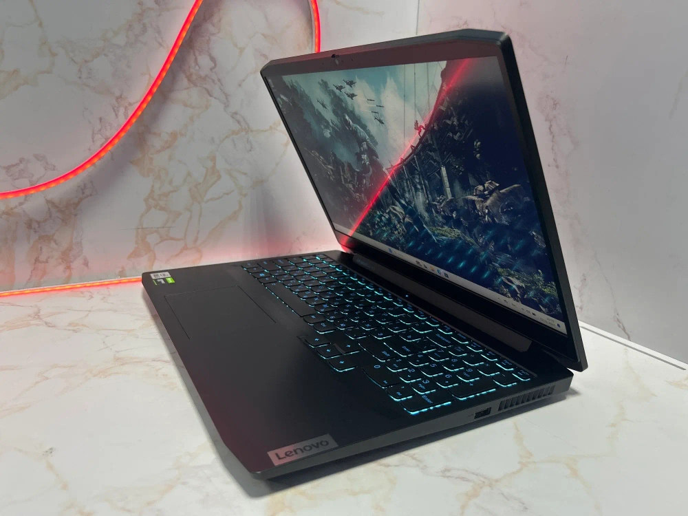 Ноутбук Lenovo IdeaPad Gaming 3 15IMH05 (81Y40173RU) 15.6"/Intel Core i5 10300H/RAM 8 GB/SSD 512 GB/ NVIDIA GeForce GTX 1650 Ti 4 ГБ/1920x1080/IPS 120 Гц/Windows 11/Подсветка кл-ры:LED/черный. Состояние: C1