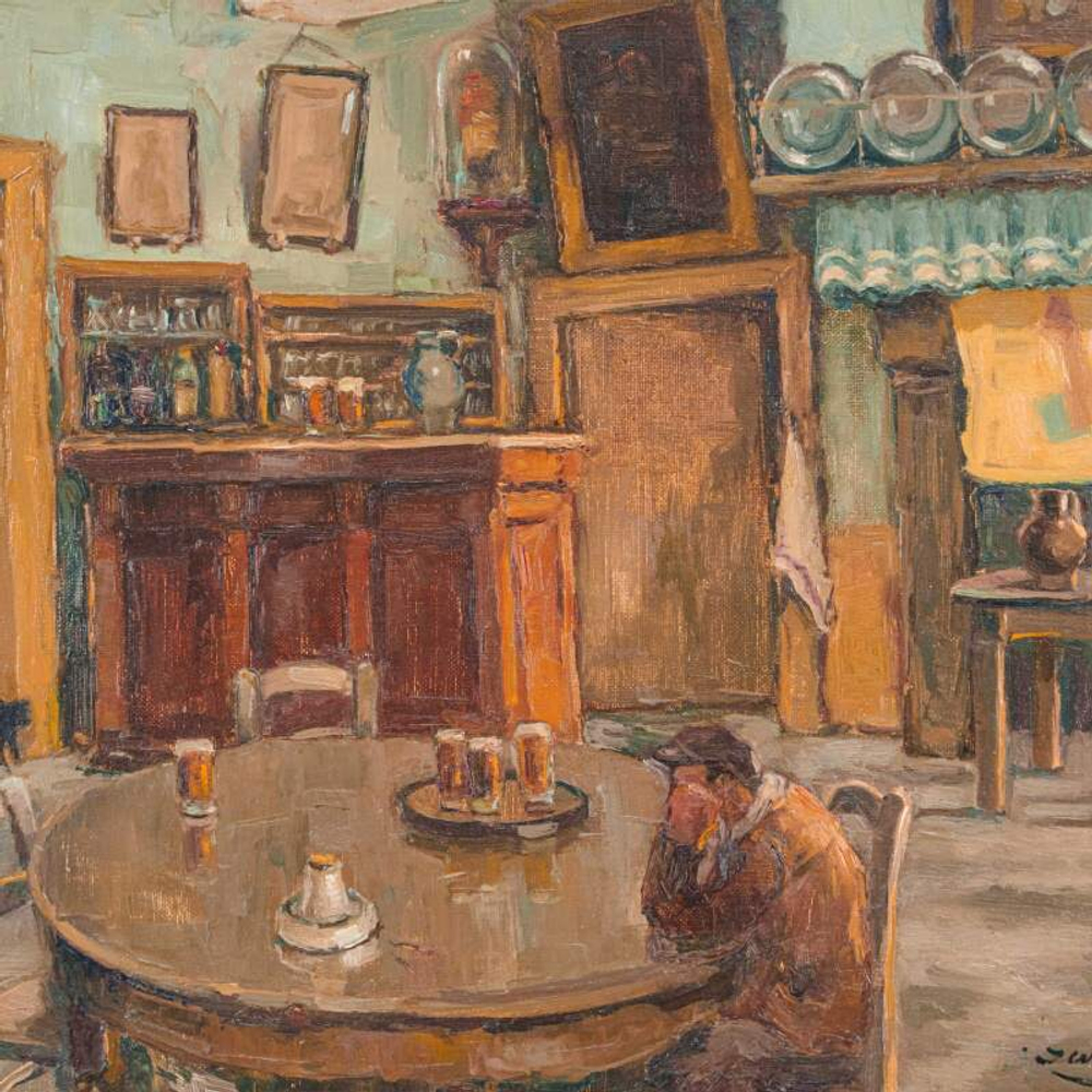 Картина «В баре»