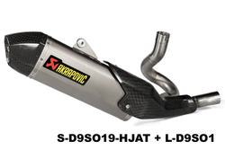 S-D9SO19-HJAT AKRAPOVIC SILENCER SLIP-ON TITANIUM (DSRT X)