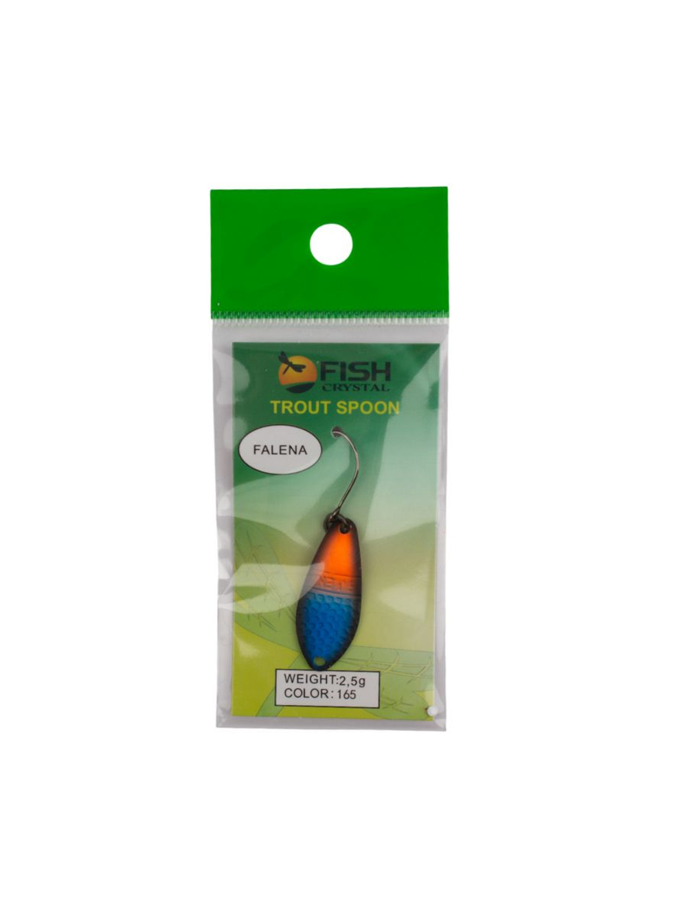 Блесна Fish Crystal FALENA 30 мм 2,5г на форель цвет 165