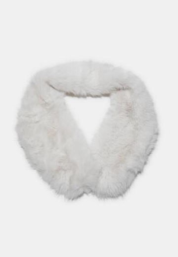 STRADIVARIUS Шарф из искусственного меха, экрю