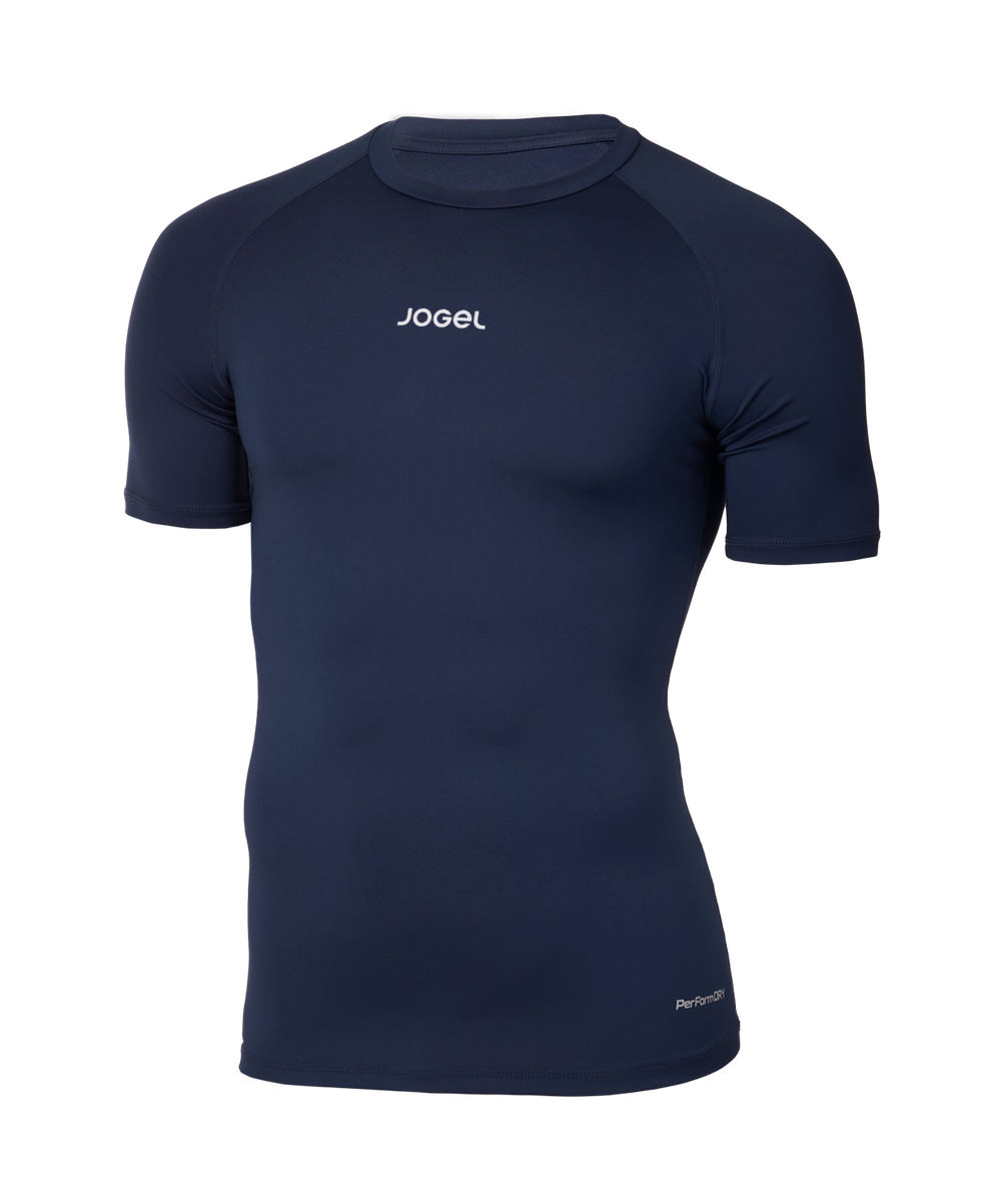 Футболка компрессионная JOGEL CAMP 2 PerFormDRY Baselayer SS Tee, темно-синий