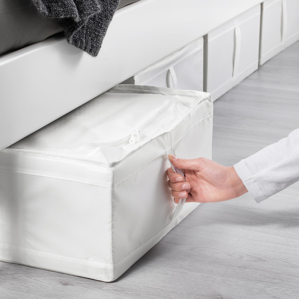IKEA SKUBB  (ИКЕА СКУББ)  -  Короб для хранения одежды/белья - белый 43x53x19 см