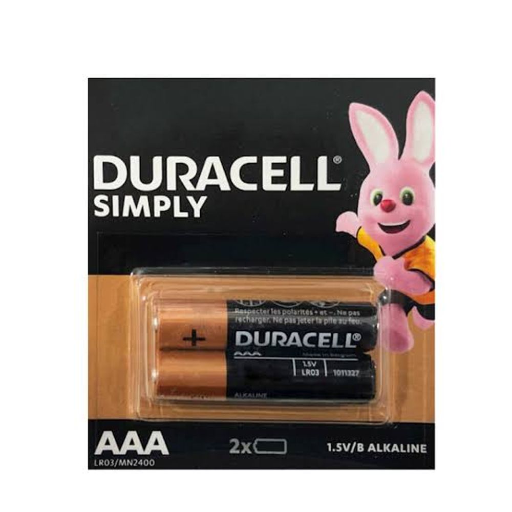 Батарейка Duracel CN LR03 AAA BL2  1.5V