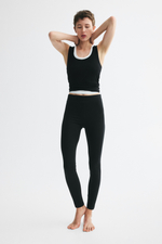 Хлопковые легинсы — Чёрный — H&M 1304480