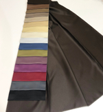 Комплект штор из однотонной ткани блэкаут, цвет темно-коричневый