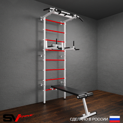 кШведская стенка Sv Pro 804 (Турник Pro/Брусья/стойка/Скамья)