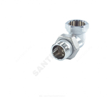 Соединитель латунь хром американка Ду 40 (1 1/2") угловой ВР/НР R19 Giacomini R19X017