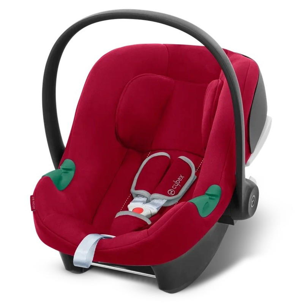 Коляска 3 в 1 Cybex Priam IV Rosegold complete и автокресло Aton B2 i-Size Dynamic Red Mirage Grey