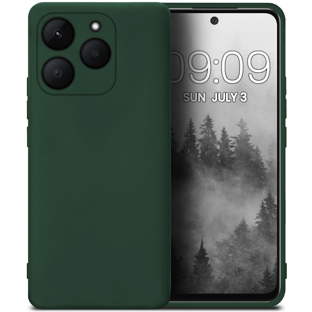 Мягкий Soft Touch чехол из силикона для REALME 15T с бархатной подкладкой