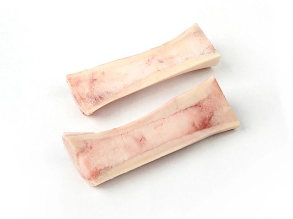 Кость мозговая Демиглас "ЛОДОЧКА" (без кулаков, продольный распил, Canoe Bone), ПНД -з