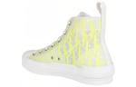 DIOR B23 High Top White Yellow Oblique