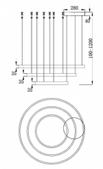 Основание Maytoni Rim MOD058A-03BS