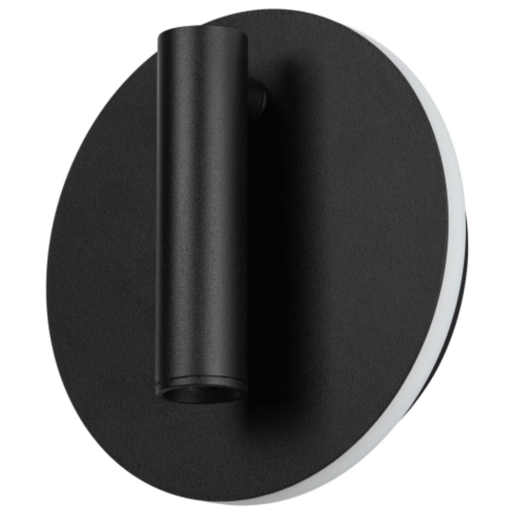Светильник декоративный настенный светодиодный ЭРА EDGAR WL55 BK COB 5Вт / SMD 7Вт 4000К IP20 черный | Настенная подсветка