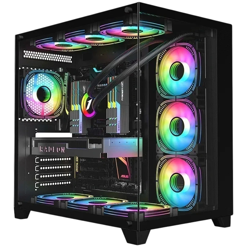 Корпус 1STPLAYER MEGAVIEW MV8-TP Black (MV8-TP-BK)