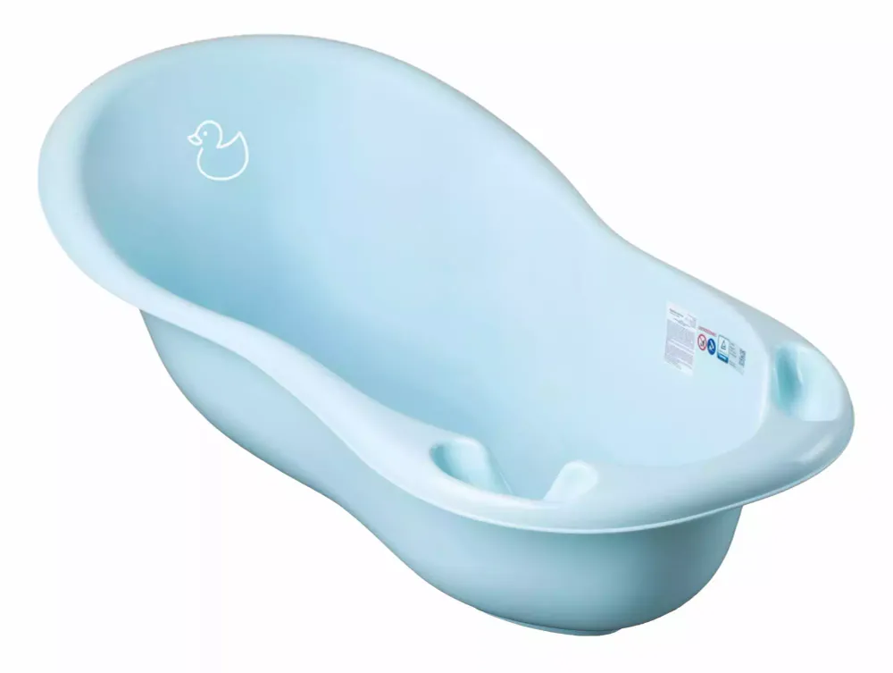Ванна детская 2в1 "Комфорт" со сливом 95см (light blue-голубой)