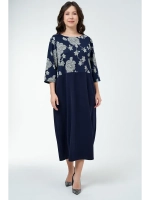 Платье в офис плотный теплый трикотаж