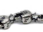 Браслет серебряный Skulls AZB-041