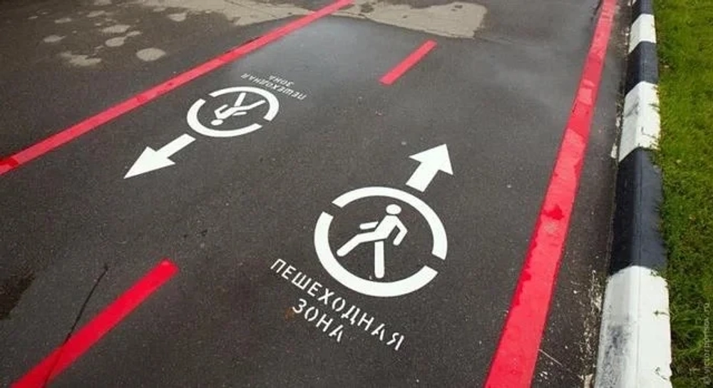 Профессиональные работы по разметке дорог, парковок, складов. Нанесение холодным пластиком, термопластиком, спрей-пластиком, краской.