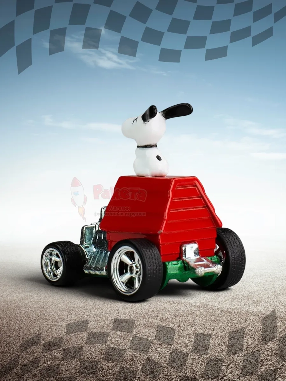 Машинка Хот Вилс Премиум Snoopy HXD63 JBL84