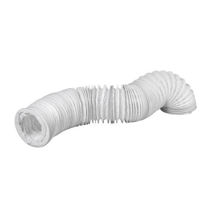 Воздуховод вентиляционый пластик, d125 мм, гофрированный, 3 м, Эвент, PVC flex, FV125-3
