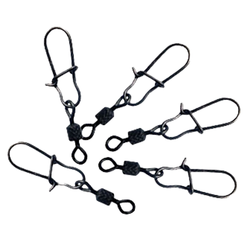 Вертлюг с карабином Hanzo DS-3004 №08 12кг 10шт