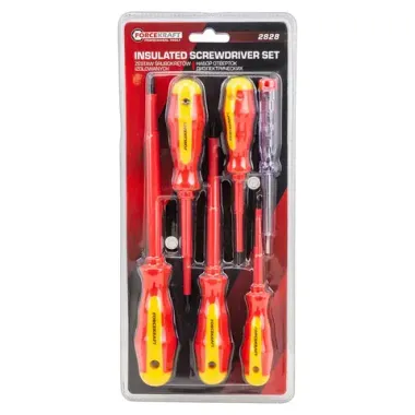 Отвертки диэлектрические, набор 6пр. FORCEKRAFT FK-2828