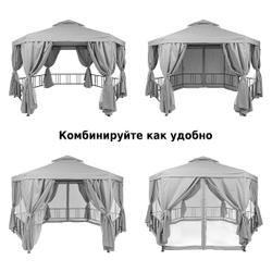 Шатер-беседка Green Glade 1081-2 2х2х2м полиэстер