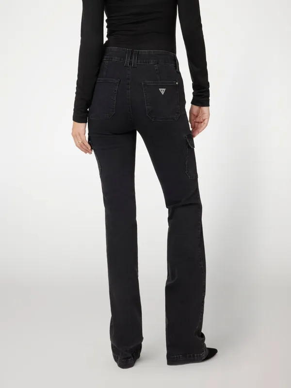 Джинсы bootcut cargo женские GUESS