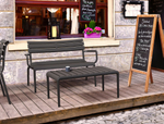 Столик пластиковый журнальный Siesta Contract Paris Lounge Table, черный