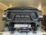 Площадка под лебёдку в штатный бампер Dodge Ram 1500 Rebel 2019+ (бензин) РИФ