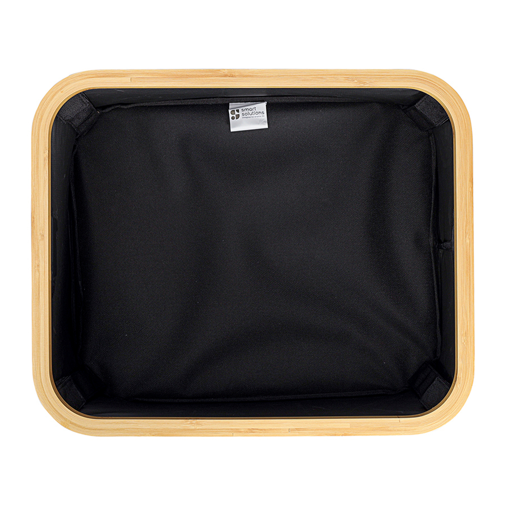 Корзина для белья 40x33x20см Smart Solutions Neat Low черная