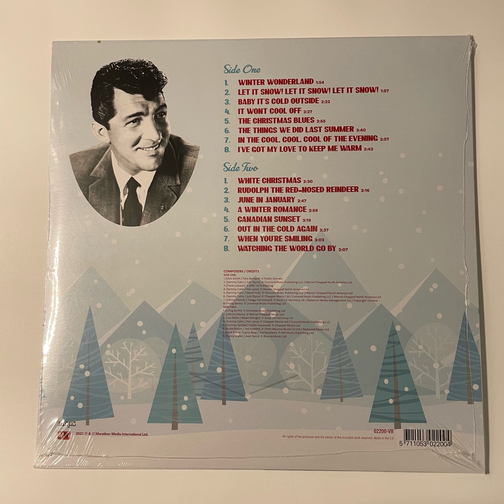 Виниловая пластинка LP Dean Martin, Christmas With Dino (Европейский Союз)