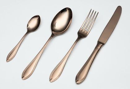 Набор TAMISA bronze106-107 столовые приборы Belo Inox Медный