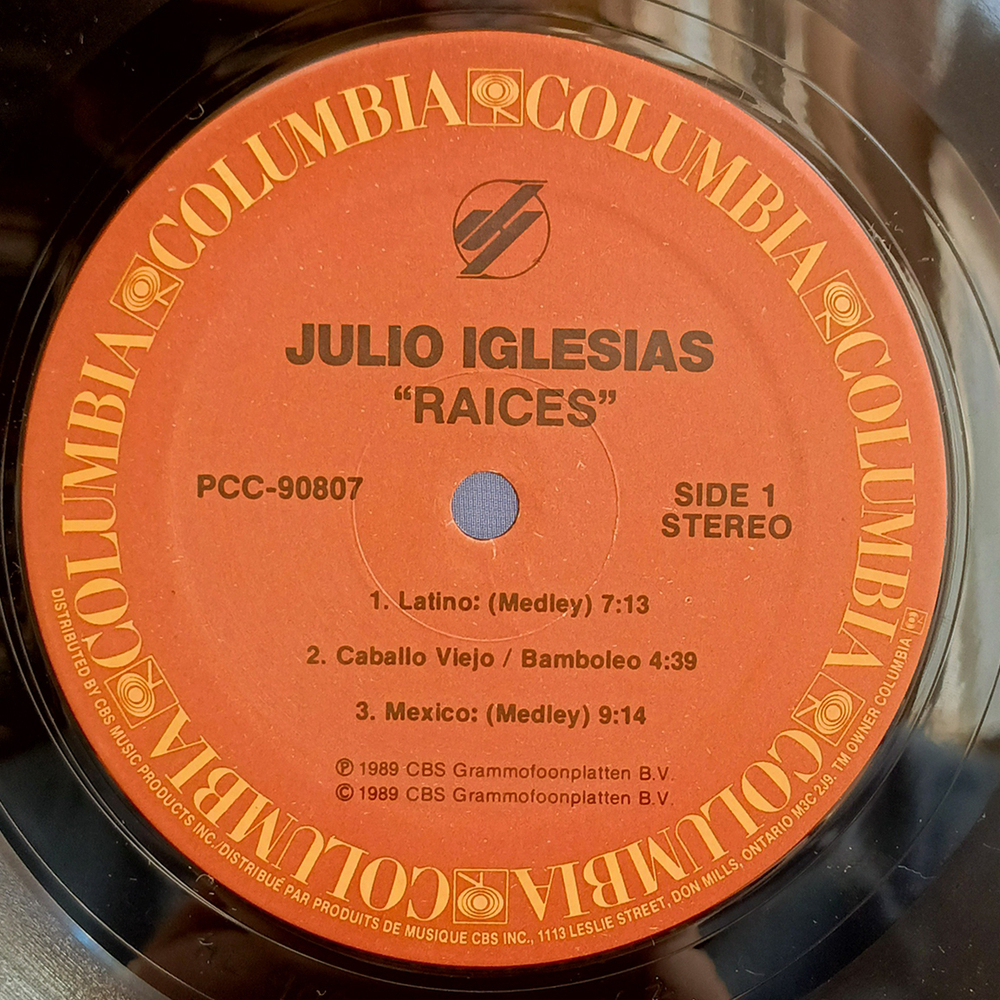 Julio Iglesias / Raices (LP)